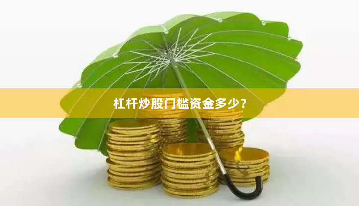 杠杆炒股门槛资金多少?